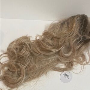 Ombre Blonde Synthetic Lace FrontWig,13x4 HD Lace Layered Wave Glueless Wigs26”
